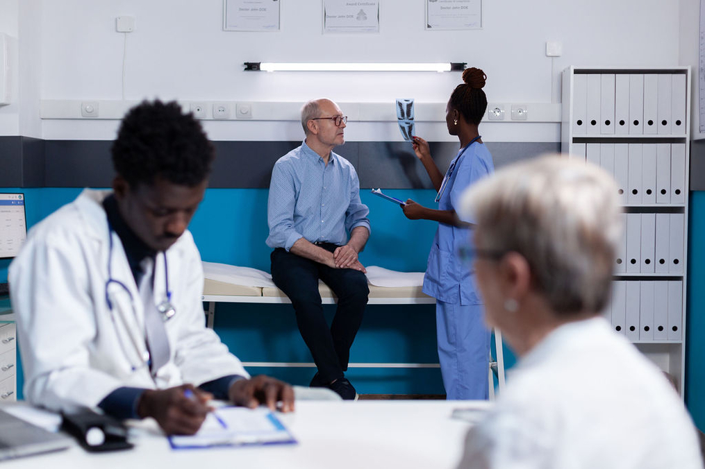 Doctor Checks Scan